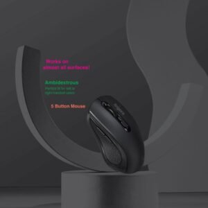 FINGERS Duo-Recharge Wireless Deskset (Mouse + Keyboard) Combo (Rechargeable Batteries with 25-Day worktime, 2.4 GHz Technology with USB Nano Receiver, Windows, macOS, Linux &...