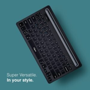 FINGERS Lil’Clicks Bluetooth Wireless Mini Keyboard (Bluetooth + Wireless 2.4 GHz | Compatible with Windows, macOS, Android, Linux & Chrome OS)