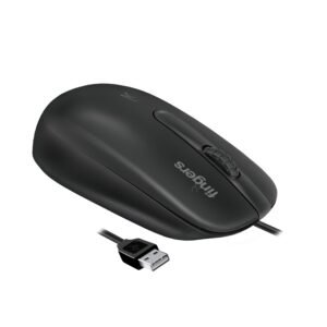 FINGERS MasterHit USB Wired PC Mouse (Advanced Optical Technology, 1200 DPI, Ambidextrous, Plug-n-Play, Windows?, macOS, Linux & Chrome OS)