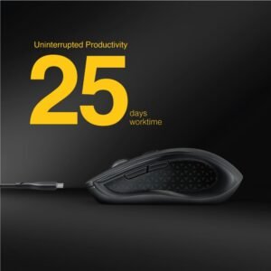 FINGERS SwiftCharge Wireless Rechargeable PC Mouse (2.4 GHz Wireless, Advanced Optical Technology, 1600 DPI, Ambidextrous, Plug-n-Play)