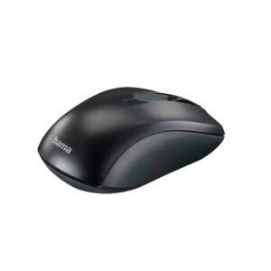 Hama "AMW-200 Optical Wireless Mouse with Nano Receiver,1600 DPI Optical Sensor, 2.4GHz Connectivity, 3 Buttons Wireless Mouse - (Anthracite/Black)