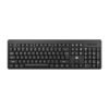 HP K160 Wireless Keyboard/Quick Comfy accurate/12 Fn Shortcut Keys/Plug and Play USB/ 3 Years Warranty, Black