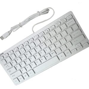 iVOOMi Venom Wired Keyboard II UV Printed Keys II Compatible with Win/Mac/Linux (Silver)