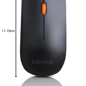 Lenovo 300 Wired Plug & Play USB Mouse, High Resolution 1600 DPI Optical Sensor, 3-Button Design with clickable Scroll Wheel, Ambidextrous, Ergonomic Mouse for Comfortable...