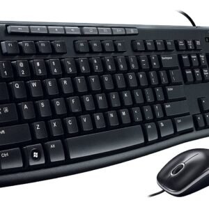 Logitech Media Set MK200 Full-Size Wired Keyboard and High-Definition Optical Mouse Set