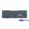 ProDot Choice PS2 Wired Keyboard With Plug & Play Technology, 104 Keys, 10M Life, 1.2m Cable, Rupee Key, Spill Resistant Design, Compatible With Windows, iOS, Linux, 1 Year...