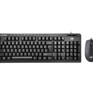 TVS ELECTRONICS Champ Executive Multimedia Combo (Wired Keyboard & Mouse)|10 Million+ keystrokes|Multimedia Functions