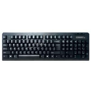 TVS ELECTRONICS Champ USB XL Keyboard, Membrane Key Switches For Silent & Comfortable Use, More Than 10 Million Key Strokes, Laser Etched Characters On Key Caps, Enabled Rupee...