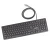 Zebion Blitz USB Keyboard with Retro Style Rounded Key Design, Tested with Over 5 Million Keystrokes, Silent & Comfortable Use, Slim Design, Chiclet Keys, 1 Year Warranty (Black)