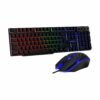 ZEBION Sensei Wired Gaming Keyboard Mouse Combo with RGB Lights, The Backlit Keys are Bright and Sharp, Adjustable DPI with Color Changing RGB Light, Durable Body, 1 Year Warranty