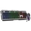 ZEBRONICS Transformer PRO Gaming Wireless Keyboard & Mouse Combo with 2.4GHz, Aluminum Body, Built in Battery, Multicolor LED Modes, Type C, Double Shot Keycaps, up to 4000 DPI