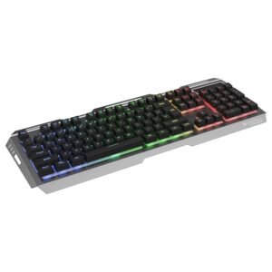 ZEBRONICS Transformer PRO Gaming Wireless Keyboard & Mouse Combo with 2.4GHz, Aluminum Body, Built in Battery, Multicolor LED Modes, Type C, Double Shot Keycaps, up to 4000 DPI