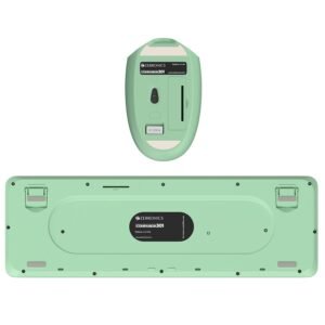 Zebronics Wireless Keyboard & Mouse Combo, 106 UV-Coated Keys, ₹ Key, 13 Multimedia Keys, Retractable Stand, 4 Button Mouse, 1600 DPI, High Precision, USB Nano Receiver...