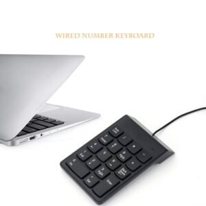 COOLCOLD USB 2.0 Wired Numeric Keypad Slim Mini Number Pad Digital Keyboard 18 Keys Numpad for iMac/Mac Pro/MacBook/MacBook Air/Pro Laptop PC Notebook Desktop. (Wired Numpad)