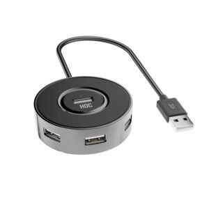 HOC TECHOLOGIES Hoc 4 Port USB Hub 1.2M Cable High Speed Data Transfer