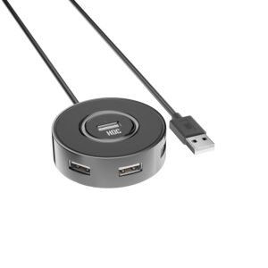 HOC TECHOLOGIES Hoc 4 Port USB Hub 1.2M Cable High Speed Data Transfer