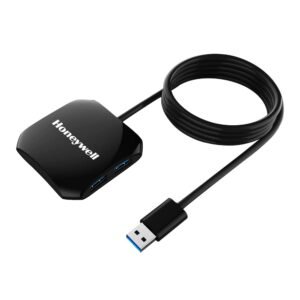 Honeywell Momentum 4-1 USB 3.0 Hub, 1.2 Meter Cable, Max Current 900mA, Transmission Speed 5GBPS, Universally Compatible with All USB PC, Laptop, Speaker, Mobile, Pen Drive,Hard...
