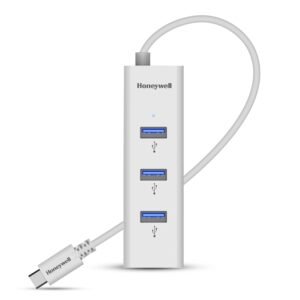 Honeywell Momentum 4-1 USB 3.0 Hub, 1.2 Meter Cable, Max Current 900mA, Transmission Speed 5GBPS, Universally Compatible with All USB PC, Laptop, Speaker, Mobile, Pen Drive,Hard...