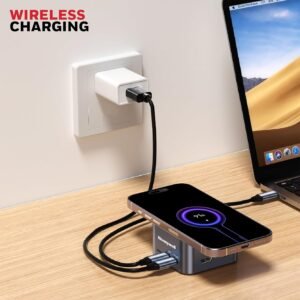 Honeywell New Launch 9-in-1 Type C Dock with 4K HDMI, 1GBPS RJ45 Ethernet Port, 2xUSB 3.0, 1xUSB 2.0 & Type C 3.0 PD100W, SD & Micro SD Slot, Audio Port for All Type C Devices-...